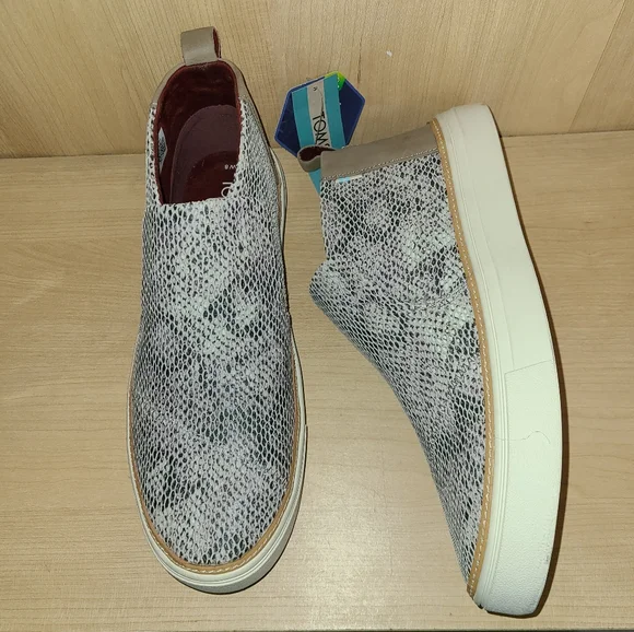 🦄SOLD🦄NEW AUTHENTIC TOMS WOMEN'S PAXTON Water Resistant Slip-On Sneakers - Picture 4 of 6